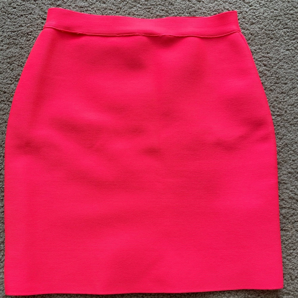 Neon Pink Mini Skirt